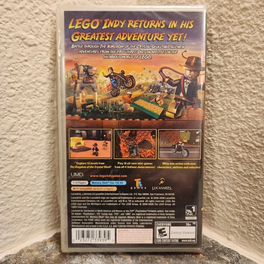 Game - LEGO Indiana Jones 2: The Adventure Continues (NEW) - PSP